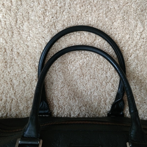 Authentic Black Gucci Guccissima Boston Handbag - Picture 3 of 8